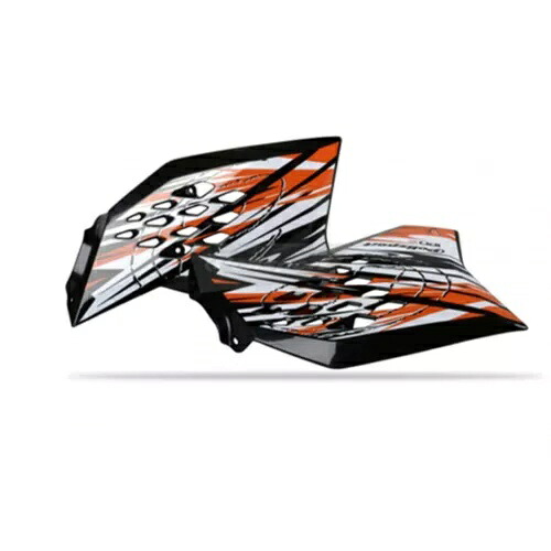 Polisport ラジエーター スクープ KTM 65 SX IPD ブラック 8412400003 Polisport Radiator Scoops KTM 65 SX IPD Black 8412400003 【並行輸入品】