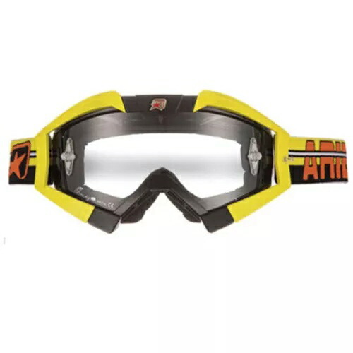 Ariete Mx ゴーグル ライディング クロウズ トップ ブラック、イエロー アウトリガー 13950-TNGO Ariete Mx Goggles Riding Crows Top Black, Yellow Outriggers 13950-TNGO 【並行輸入品】