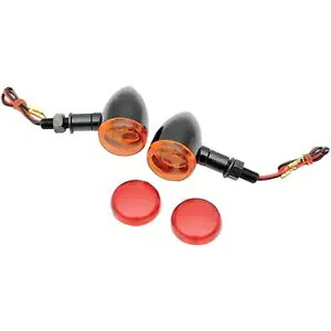 Drag Specialty Mini-Duece マーカー ライト キット - アンバー/レッド 2040-1041 Drag Specialties Mini-Duece Marker Light Kit - Amber/Red 2040-1041 【並行輸入品】