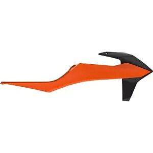 POLISPORT KTM 用ラジエータースクープ - オレンジ/ブラック 8422100011 POLISPORT Radiator Scoops for KTM - Orange/Black 8422100011 【並行輸入品】