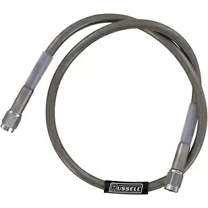 Russell ステンレススチール ブレーキ ライン - 40 インチ R58242S Russell Stainless Steel Brake Line - 40\