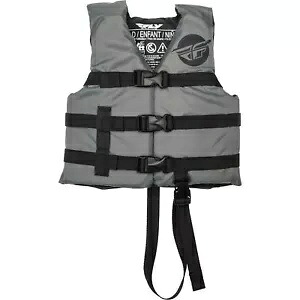 フライ レーシング チャイルド フローテーション ライフ ベスト - グレー/ブラック 221-30323 Fly Racing Child Flotation Life Vest - Grey/Black 221-30323 【並行輸入品】