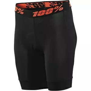 100% ウィメンズ CRUX ライナー ショーツ、ブラック、ミディアム 40050-00001 100% WOMEN'S CRUX LINER SHORTS, BLACK, MEDIUM 40050-00001 【並行輸入品】