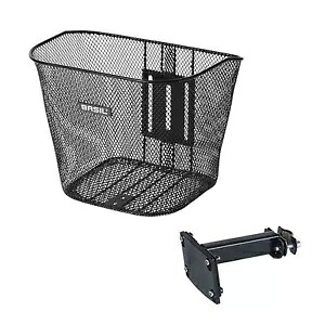 Basil Bremen フロント バイク バスケット - ブラック 10218 Basil Bremen Front Bike Basket - Black 10218 【並行輸入品】
