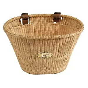 Nantucket Bike Basket Co. Ligthship オーバルラタンバイクバスケット - ナチュラル C/001/A Nantucket Bike Basket Co. Ligthship Oval Rattan Bike Basket - Natural C/001/A 【並行輸入品】