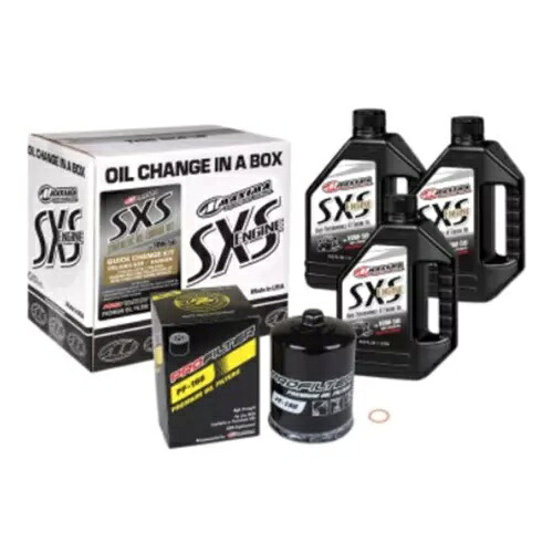 Maxima SXS クイック チェンジ キット 10W-50 ブラック オイル フィルター付き 90-219013 Maxima SXS Quick Change Kit 10W-50 With Black Oil Filter 90-219013 【並行輸入品】