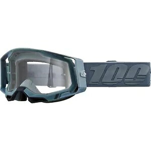 100% Racecraft 2 ゴーグル - 戦艦 - クリア 50009-00017 100% Racecraft 2 Goggles - Battleship - Clear 50009-00017 【並行輸入品】