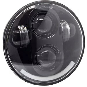 Letric Lighting Co. LED プレミアム プロジェクター ヘッドライト - 5.75 インチ - ブラック LLC-LH-5B Letric Lighting Co. LED Premium Projector Headlight - 5.75\