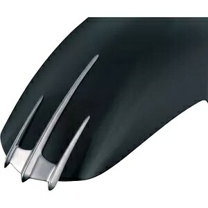 Kuryakyn トライセプター フェンダー チップ - クローム 7340 Kuryakyn Triceptor Fender Tip - Chrome 7340 【並行輸入品】