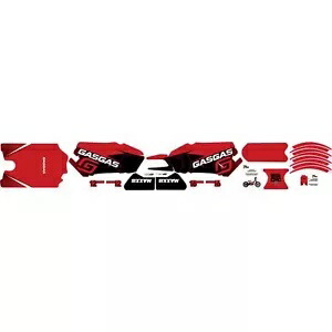 D Cor STACYC? 安定性サイクル グラフィック キット - 12 インチおよび 16 インチ - GasGas 10-80-209 D Cor STACYC? Stability Cycle Graphic Kit - 12\