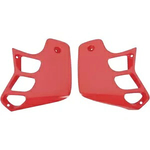 UFO プラスチック ラジエーター カバー - CR 125/250 '89 - レッド HO02610061 UFO Plastics Radiator Covers - CR 125/250 '89 - Red HO02610061 【並行輸入品】