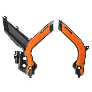 Acerbis X グリップ フレーム ガード - KTM - ブラック/オレンジ 2783155229 Acerbis X-Grip Frame Guards - KTM - Black/Orange 2783155229 【並行輸入品】
