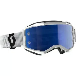Scott Fury ゴーグル - ホワイト/ブルー/クローム ワークス 272828-0002349 Scott Fury Goggles - White/Blue/Chrome Works 272828-0002349 【並行輸入品】