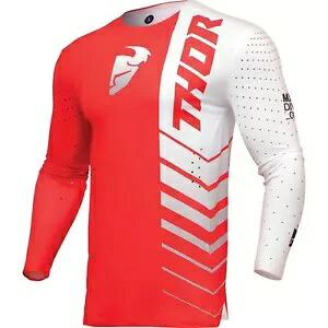 トール MX-24 プライム アナログ ジャージ - 2024 コレクション - レッド/ホワイト - 2XL 2910-7699 Thor MX-24 Prime Analog Jersey - 2024 Collection - Red/White - 2XL 2910-7699 【並行輸入品】