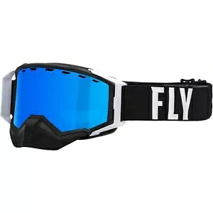 Zone Pro スノー ゴーグル - ブラック/ホワイト、ブルー ミラー スモーク レンズ付き 37-50337 Zone Pro Snow Goggles - Black/White with Blue Mirror Smoke Lens 37-50337 【並行輸入品】