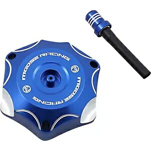 MOOSE ガスキャップ - ブルー - ヤマハ 0703-0834 MOOSE GAS CAP - BLUE - FOR YAMAHA 0703-0834 【並行輸入品】
