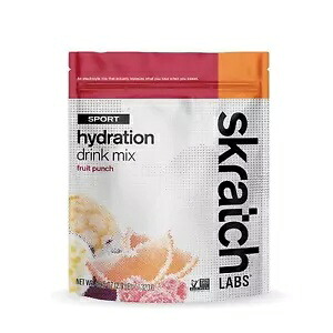 Skratch Labs スポーツ ハイドレーション ドリンク ミックス - フルーツポンチ - 60 回分 840363-14 Skratch Labs Sport Hydration Drink Mix - Fruit Punch - 60 servings 840363-14 【並行輸入品】