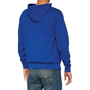 100% 公式フリース ジップアップ パーカー - ロイヤル - XL 20032-00023 100% OFFICIAL FLEECE ZIP-UP HOODIE - ROYAL - XL 20032-00023 【並行輸入品】