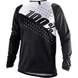 100% R コア長袖ジャージ - ブラック/ホワイト - S 40005-00010 100% R-Core Long-Sleeve Jersey - Black/White - Small 40005-00010 【並行輸入品】