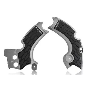 アセルビス X-グリップ フレームガード シルバー/ブラック 2657591015 Acerbis X-Grip Frame Guard Silver/Black 2657591015 【並行輸入品】