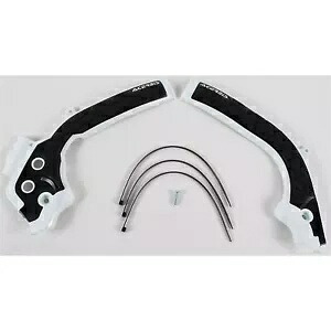 アセルビス X-グリップ フレームガード ホワイト/ブラック 2449531035 Acerbis X-Grip Frame Guard White/Black 2449531035 【並行輸入品】