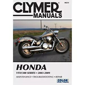 クライマー マニュアル ホンダ VTX1300 '03-'09 M231用 Clymer Manual for Honda VTX1300 '03-'09 M231 【並行輸入品】