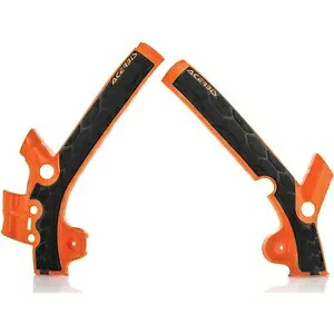 アセルビス X-グリップ フレームガード オレンジ/ブラック 2449525225 Acerbis X-Grip Frame Guard Orange/Black 2449525225 【並行輸入品】