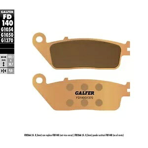 Galfer ブレーキパッド シンタード FD140G1370 Galfer Brake Pads Sintered FD140G1370 【並行輸入品】
