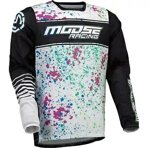 Moose Racing サハラ モーターサイクル レース ジャージ - ブラック/ホワイト - 2XL 2910-7442 Moose Racing Sahara Motorcycle Race Jersey - Black/White - 2XL 2910-7442 【並行輸入品】