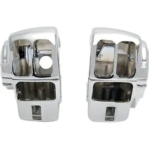 ドラッグスペシャリティーズ クロームラジオスイッチハウジング '08～'13用 0616-0090 Drag Specialties Chrome Radio Switch Housing for '08 - '13 0616-0090 【並行輸入品】