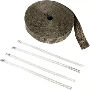 Cycle Performance エキゾースト ラップ キット - メタリック - 1x50 CPP/9052SL Cycle Performance Exhaust Wrap Kit - Metallic - 1x50 CPP/9052SL 【並行輸入品】