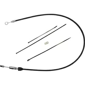 DRAG SPECIALTIES クラッチ ケーブル - アッパー - 36 インチ - ブラック/クローム 0652-2855 DRAG SPECIALTIES Clutch Cable - Upper - 36\