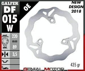 Galfer ブレーキディスク フロント ウェーブ固定 220x3.5 mm MBK PINBALL 50 1999- Galfer brake discs front wave fixed 220x3.5 mm MBK PINBALL 50 1999- 【並行輸入品】