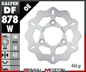 Galfer ブレーキディスク フロント ウェーブ固定 180x3.8 mm KYMCO DINK 150 1997- Galfer brake discs front wave fixed 180x3.8 mm KYMCO DINK 150 1997- 【並行輸入品】