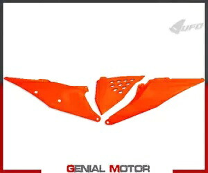 サイドパネル Ufo Plast Ktm Sx 全モデル 2019 - 2021 オレンジネオン 4FFLU Side Panels Ufo Plast For Ktm Sx All Models 2019 - 2021 Orange neon 4FFLU 【並行輸入品】