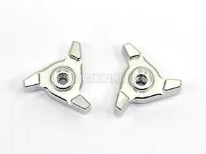 ドゥカバイク RCMTS01E フロントスクリーン調整ノブ シルバー DUCABIKE RCMTS01E WINDSCREEN ADJ. KNOBS SILVER 【並行輸入品】
