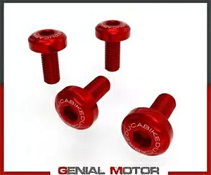 レッドマフラーカバー用ネジセット DUCABIKE Ducati DesertX 2022- Screw set for red muffler cover DUCABIKE Ducati DesertX 2022- 【並行輸入品】