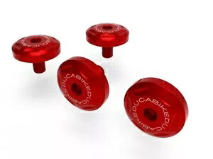 フロントディフレクターネジキットレッド Ducabike Ducati Multistrada V4 2021 - 2023 Front Deflector Screws Kit Red Ducabike For Ducati Multistrada V4 2021 - 2023 【並行輸入品】