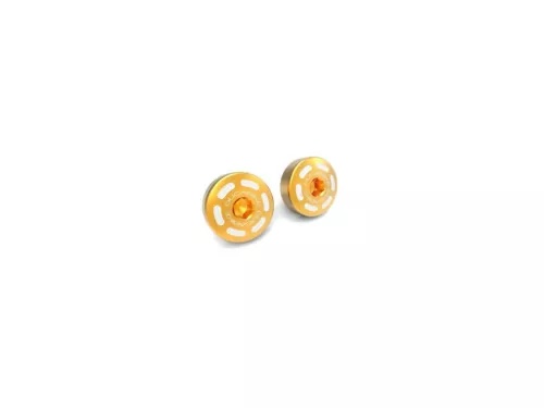 キット中央フレーム キャップ ゴールド Ducabike ファー Ducati Monster 696 2008 - 2014 4B0- Kit Central Frame Caps Gold Ducabike Fur Ducati Monster 696 2008 - 2014 4B0- 【並行輸入品】