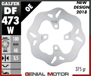 Galfer ブレーキディスク フロント ウェーブ固定 180x3.5 mm MBK BOOSTER 50 SPIRIT 1998- Galfer brake discs front wave fixed 180x3.5 mm MBK BOOSTER 50 SPIRIT 1998- 【並行輸入品】