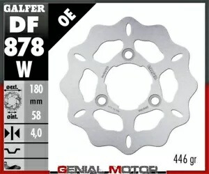 Galfer ブレーキ ディスク フロント ウェーブ固定 180x3.8mm KYMCO MXU 500 IRS 2009- Galfer brake discs front wave fixed 180x3.8mm KYMCO MXU 500 IRS 2009- 【並行輸入品】