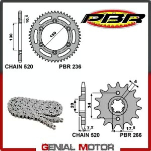 EK1527 チェーンとスプロケットキット 13 / 48 / 520 PBR ホンダ XR-R 1984 - 1989 EK1527 Chain and Sprockets Kit 13 / 48 / 520 PBR HONDA XR-R 1984 - 1989 【並行輸入品】
