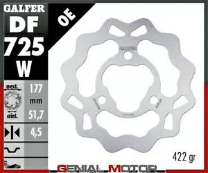 Galfer リア ブレーキ ディスク WAVE FIXED 177x4,5mm POLARIS SCRAMBLER 500 4X4 2007 Galfer Rear Brake Disc WAVE FIXED 177x4,5mm POLARIS SCRAMBLER 500 4X4 2007 【並行輸入品】 42,900円