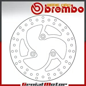 ブレーキディスク固定ブレンボセリエオロフロントプジョーエリセオ 125 1998 - 2001 Brake Disc Fixed Brembo Serie Oro Front for Peugeot Elyseo 125 1998 - 2001 【並行輸入品】