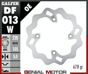 Galfer リア ブレーキ ディスク WAVE FIXED 220x5mm HONDA CB 250 R 2018 Galfer Rear Brake Disc WAVE FIXED 220x5mm HONDA CB 250 R 2018 【並行輸入品】