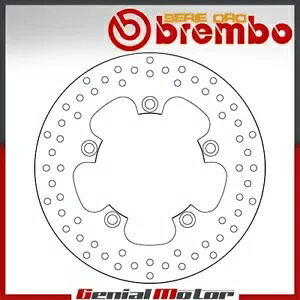 ブレーキ ディスク 固定 Brembo Serie Oro リア スズキ Burgman Abs 650 2013 - 2016 Brake Disc Fixed Brembo Serie Oro Rear Suzuki Burgman Abs 650 2013 - 2016 【並行輸入品】