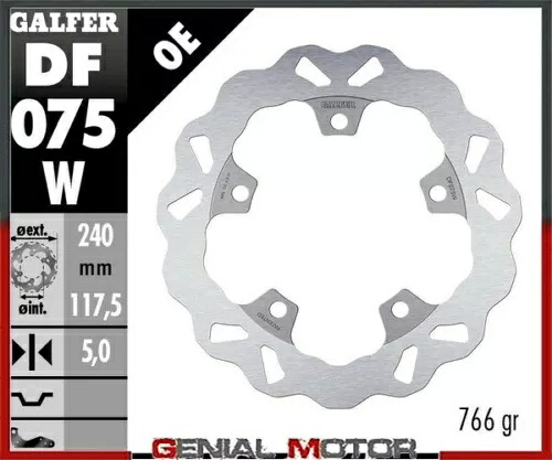 Galfer リア ブレーキ ディスク ウェーブ固定 240x5mm ホンダ CTX 700 ABS 2013 Galfer Rear Brake Disc WAVE FIXED 240x5mm HONDA CTX 700 ABS 2013 【並行輸入品】