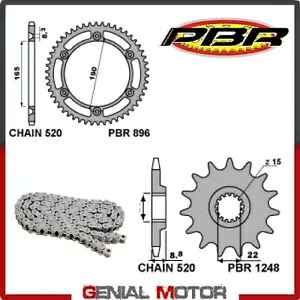 EK1923G チェーンとスプロケットキット 14 / 50 / 520 PBR KTM MX 1991 - 1993 EK1923G Chain and Sprockets Kit 14 / 50 / 520 PBR for KTM MX 1991 - 1993 【並行輸入品】