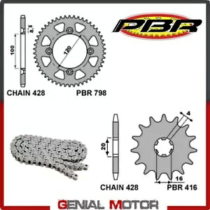 EK1776 チェーンとスプロケットキット 13 / 47 / 428 PBR スズキ RM 2005 - 2015 EK1776 Chain and Sprockets Kit 13 / 47 / 428 PBR SUZUKI RM 2005 - 2015 【並行輸入品】