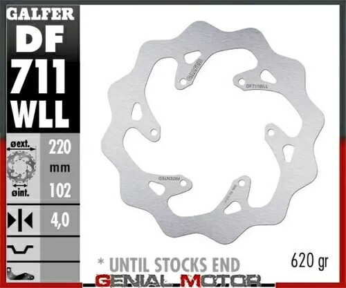 Galfer リア ブレーキ ディスク WAVE FIXED SOLID 220x4mm BMW G 450 X 2008 Galfer Rear Brake Disc WAVE FIXED SOLID 220x4mm BMW G 450 X 2008 【並行輸入品】